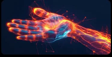 Damaged nerves illustration